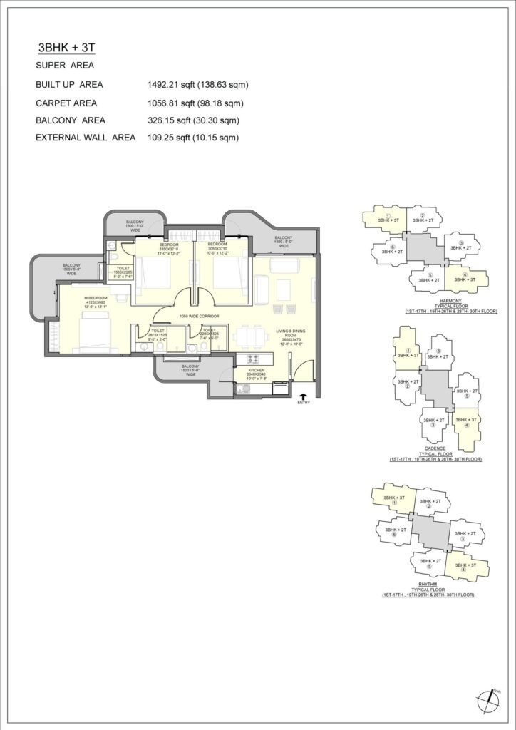 Eldeco-Ballads-of-Bliss-UNIT-PLANS_Page_1-scaled-1.jpg - Eldeco Whispers of Wonder