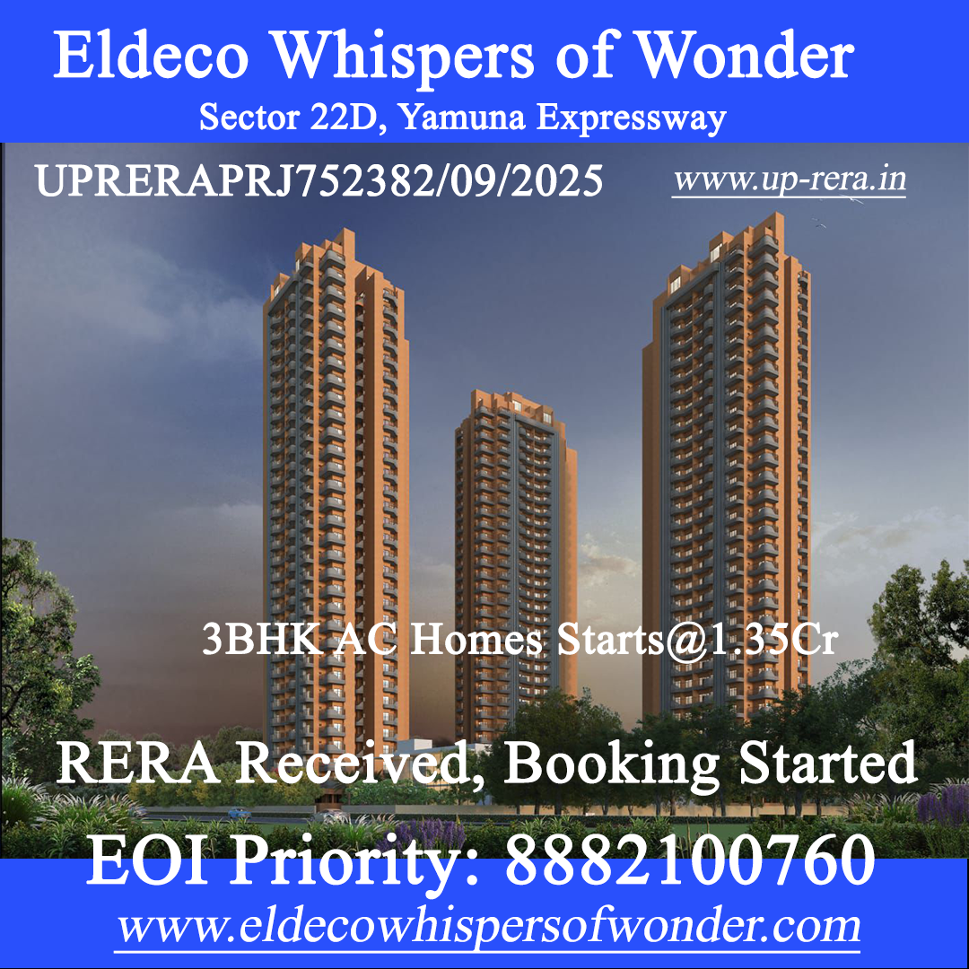 Eldeco Whispers of Wonder RERA Received